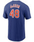 Фото #1 товара Men's Jacob deGrom New York Mets Name and Number Player T-Shirt