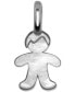 Boy Charm Pendant in Sterling Silver