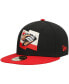 Фото #1 товара Men's Black Fresno Grizzlies Alternate Authentic Collection 59FIFTY Fitted Hat