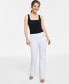 Фото #1 товара Petite Mid-Rise Bootcut Pants, Created for Macy's