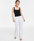 ფოტო #1 პროდუქტის Petite Mid-Rise Bootcut Pants, Created for Macy's