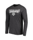 ფოტო #4 პროდუქტის Men's Maroon and Heathered Charcoal Texas A&M Aggies Meter Long Sleeve T-shirt and Pants Sleep Set