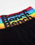 Фото #3 товара Bench Balam ombre waistband 3 pack trunks in black