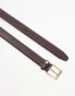 French Connection leather belt in brown