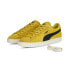 Puma Suede Staple 39156701 Mens Yellow Suede Lifestyle Sneakers Shoes