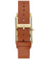 ფოტო #3 პროდუქტის Women's Hagen Quartz Three Hand Brown Leather Watch, 22mm