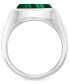 EFFY® Men's Malachite Ring in Sterling Silver