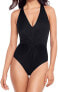 Magicsuit 256653 Women's Drew One-Piece Swimsuit Black Size 14