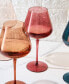 Фото #4 товара Pastel Large Colored Crystal Wine Glass, Set of 6