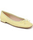 Citron Yellow Leather