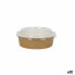 Food Preservation Container Algon kraft paper 700 ml With lid (12 Units)