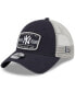 Фото #2 товара Men's Navy New York Yankees Property Trucker 9Twenty Snapback Hat