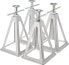 Фото #1 товара ProPlus Aluminium 360803 Support Stands for Trailers and Caravans up to 3600 kg & 360029 Cordless Screwdriver Attachment Extension with 19 mm Nut for Crank Supports Length 44 cm for Motorhome and