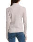 Фото #2 товара Forte Cashmere Rib Zip Mock Cashmere Sweater Women's Brown M