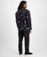 ფოტო #4 პროდუქტის Men's Erato Oversized Fit Printed Button Front Jacket