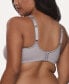 Women's Amaranth Cushioned Comfort Unlined Minimizer Underwire Bra