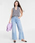 Фото #1 товара Блузка без рукавов On 34th, созданная для Macy's, с оборками на горловине