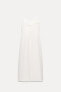 ZW COLLECTION LINEN BLEND MIDI DRESS