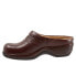 Фото #8 товара Softwalk Amber S2218-210 Womens Brown Narrow Leather Clog Sandals Shoes