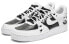 Фото #3 товара 【定制球鞋】 Nike Air Force 1 Low 野鹤制造 夏日风 解构双鞋带 熊猫 涂鸦 低帮 板鞋 男款 黑白 / Кроссовки Nike Air Force 1 Low CW2288-111