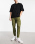 Фото #1 товара ASOS DESIGN skinny joggers in green