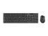 Фото #1 товара natec Stingray - Full-size (100%) - RF Wireless - Membrane - QWERTY - Black - Mouse included