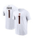 Фото #1 товара Men's Ja'Marr Chase White Cincinnati Bengals Player Name and Number T-shirt