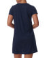 Фото #2 товара Women's Short-Sleeve Crewneck Sleepshirt