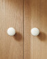 Gold and white door knob (pack of 2)