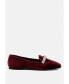 ფოტო #2 პროდუქტის LAMINGTON Womens Diamante Embellished Velvet Loafers