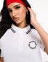 Фото #2 товара ASOS DESIGN Weekend Collective polo shirt with embroidered logo in white