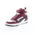 Фото #7 товара Puma RBD Game 38583920 Mens Burgundy Leather Lifestyle Sneakers Shoes