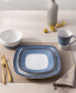 Фото #43 товара Colorscapes Layers Square Dinner Plate Set of 4, 10.75"