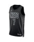 Men's Kevin Durant Black Brooklyn Nets 2022/23 Statement Edition Swingman Jersey Черный, XL - фото #3