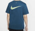 Фото #4 товара Nike Sportswear Swoosh运动短袖T恤 男款 力量蓝 / Футболка Nike Sportswear SwooshT CV5893-499