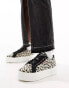 Levi's Tijuana trainer with logo in leopard print Черный, EU 35.5 - фото #10