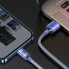 Фото #8 товара Kabel przewód do szybkiego ładowania i transferu danych USB Iphone Lightning 2.4A 2m fioletowy