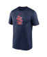 Фото #3 товара Men's Navy St. Louis Cardinals Legend Fuse Large Logo Performance T-shirt