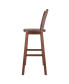 Фото #4 товара Барный стул на деревянном каркасе Winsome Fina 43.68" с подвижным сиденьем