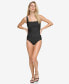 Фото #4 товара Pleated One-Piece Swimsuit,Created for Macy's