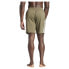 ADIDAS 3 Stripes CLX swimming shorts Olive Strata / White, S - фото #3