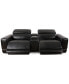 Фото #2 товара Krofton 3-Pc. Beyond Leather Fabric Sofa with 2 Power Motion Recliners and 1 Console, Created for Macy's
