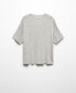 Фото #3 товара Women's Cotton Linen-Blend Knit T-Shirt