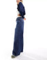 HUGO Galeva wide leg jeans in medium wash