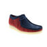 Фото #4 товара Clarks Wallabee 26168641 Mens Blue Canvas Oxfords & Lace Ups Casual Shoes