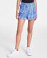 Фото #3 товара Women's Printed Pleated Shorts, Created for Macy's