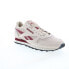 Фото #2 товара Reebok Classic Leather Mens Beige Suede Lace Up Lifestyle Sneakers Shoes 13