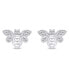 Beautiful silver earrings Bees EA606W