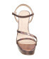 Фото #6 товара H Halston Women's Sardinia Ankle Strap Dress Sandals
