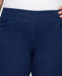 Фото #3 товара Plus Size Super Stretch Mid-Rise Short Length Pant